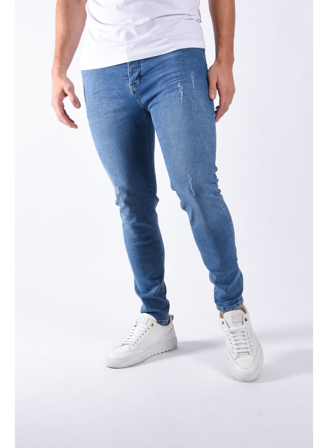 Slim Fit Stretch Jeans “Vincent” Blue