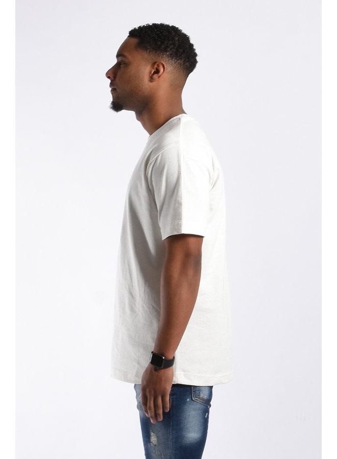 Premium T-Shirt Oversize Loose Fit “Ado” Ecru White