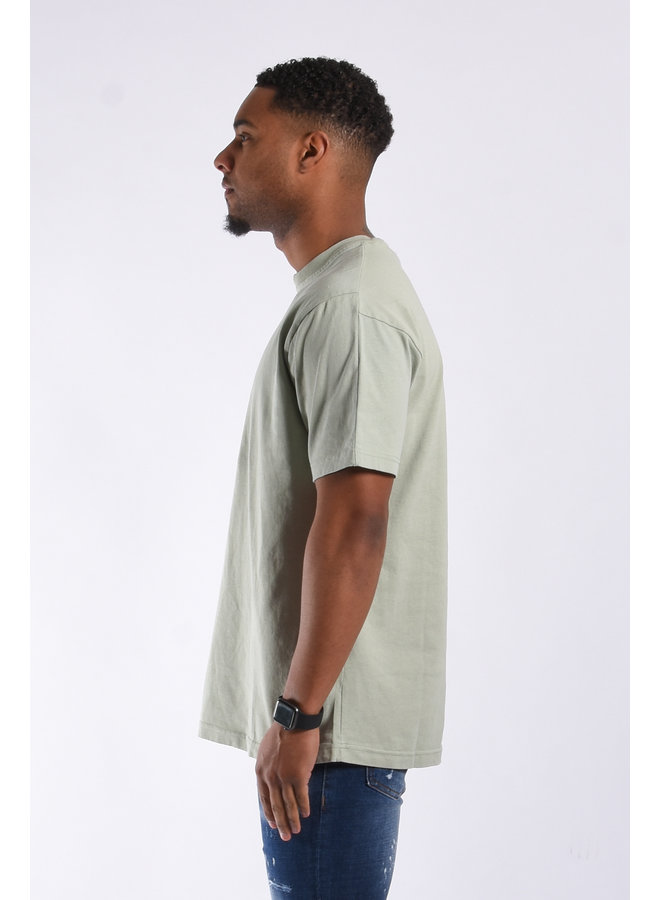 Premium T-Shirt Oversize Loose Fit “Ado” Pastel Green