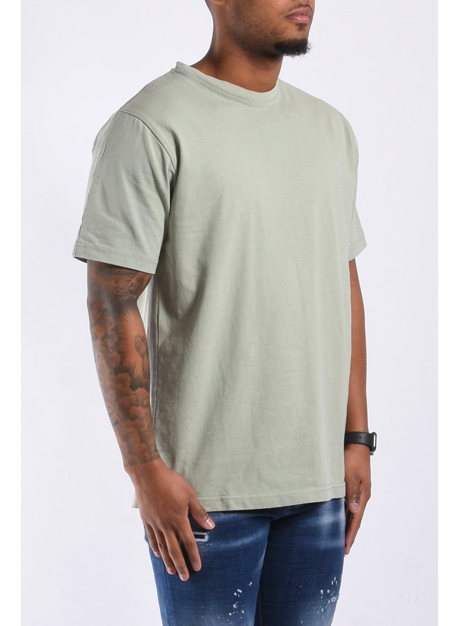 Premium T-Shirt Oversize Loose Fit “Ado” Pastel Green