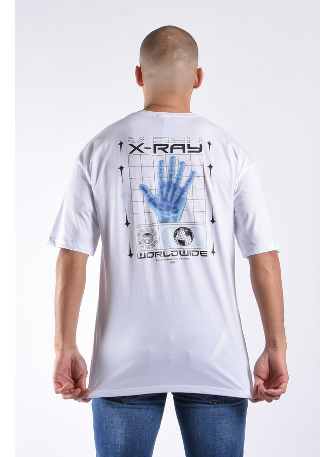 Oversize T-shirt "X-ray" White