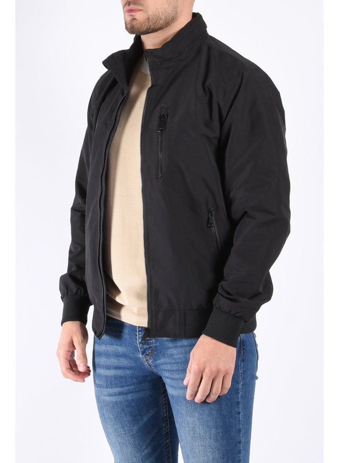 Premium Bomber Jacket "Odin" Black