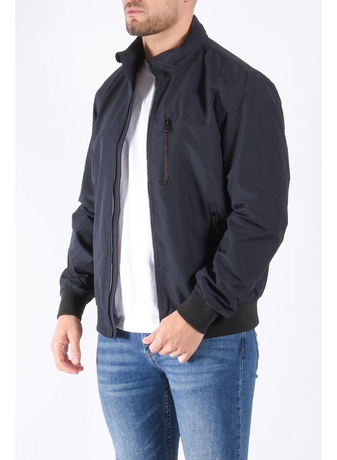 Premium Bomber Jacket "Odin" Navy Blue