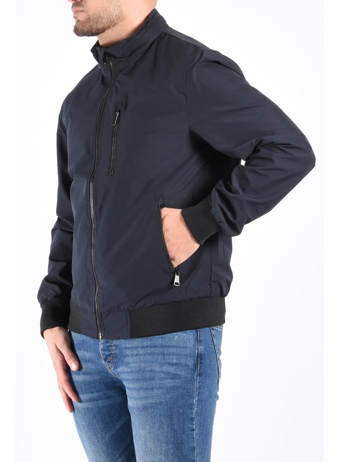 Premium Bomber Jacket "Odin" Navy Blue