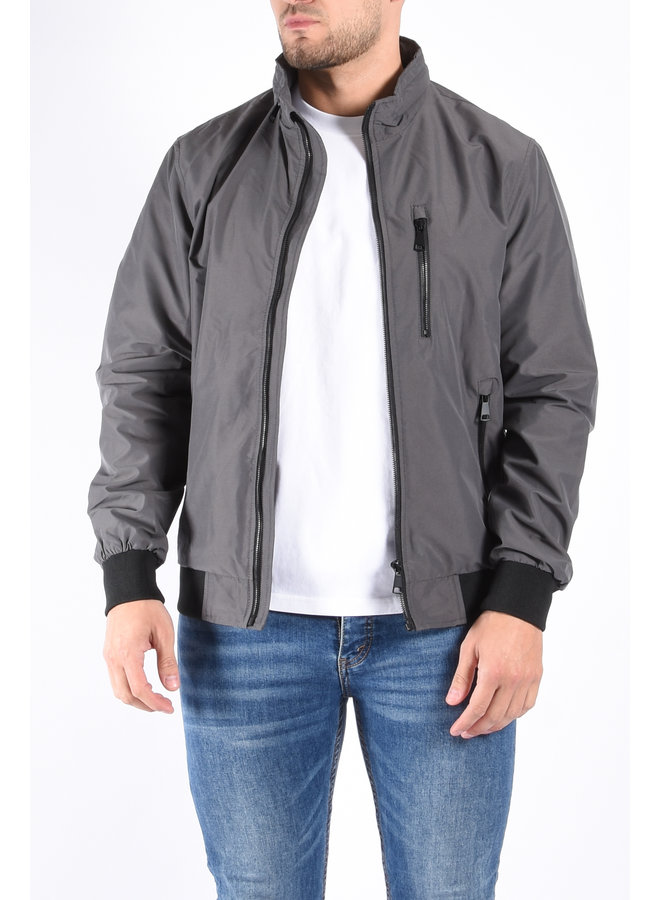 Premium Bomber Jacket "Odin" Grey