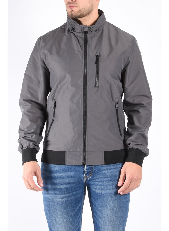 Premium Bomber Jacket "Odin" Grey