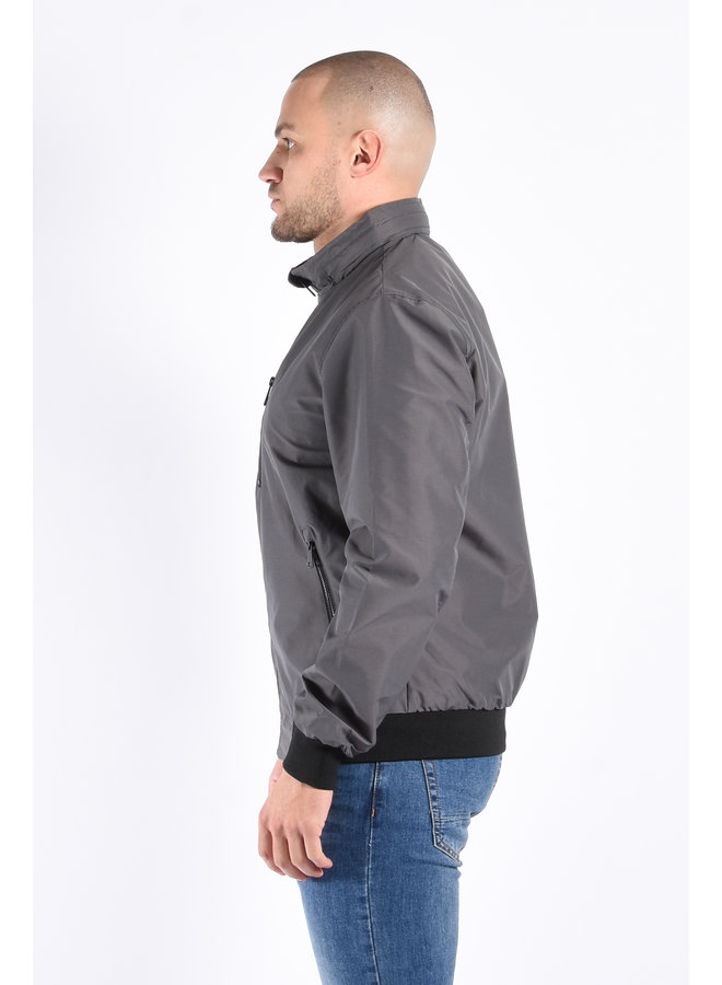 Premium Bomber Jacket "Odin" Grey