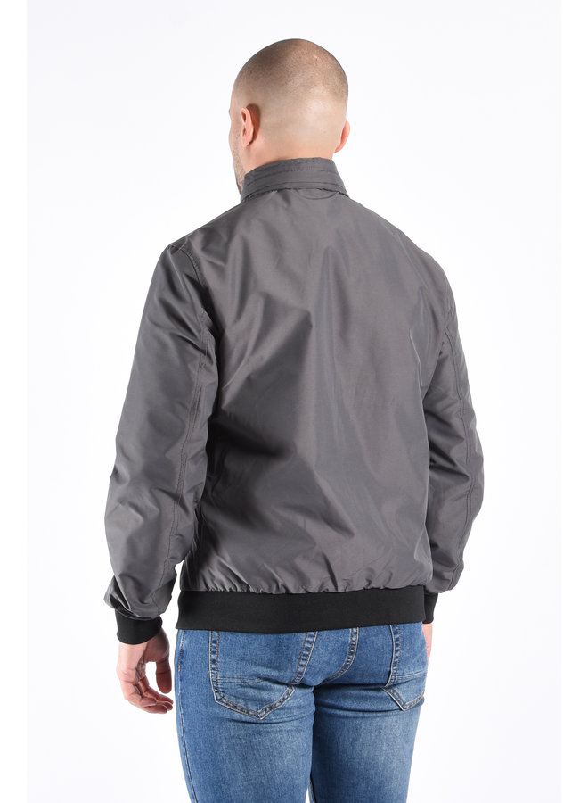 Premium Bomber Jacket "Odin" Grey