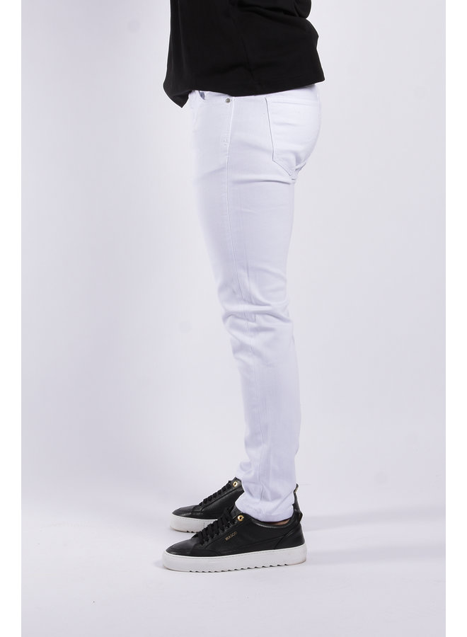 Skinny Fit Stretch Jeans Basic White