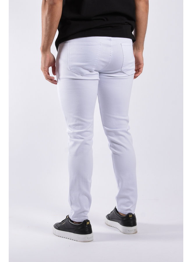 Skinny Fit Stretch Jeans Basic White