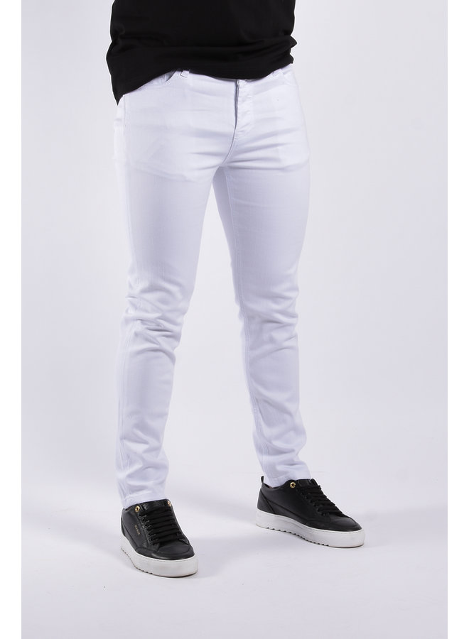 Skinny Fit Stretch Jeans Basic White