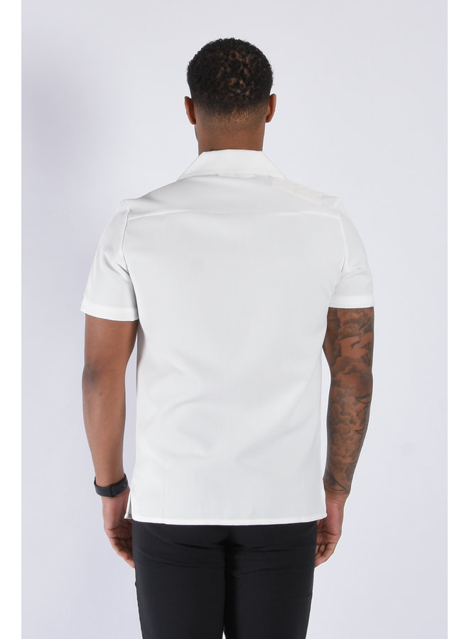 Premium Short Sleeve Shirt "Amalfi" White