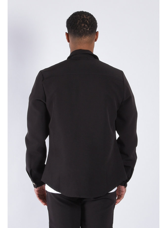 Premium Overshirt "Nate" Black