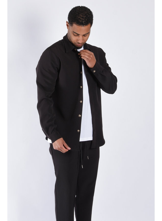 Premium Overshirt "Nate" Black