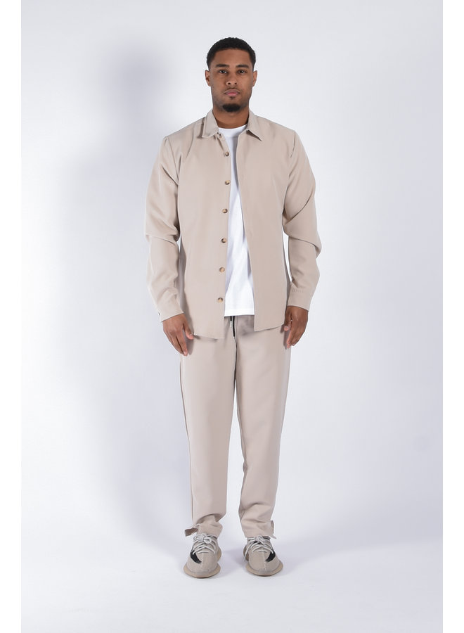 Premium Overshirt "Nate" Beige