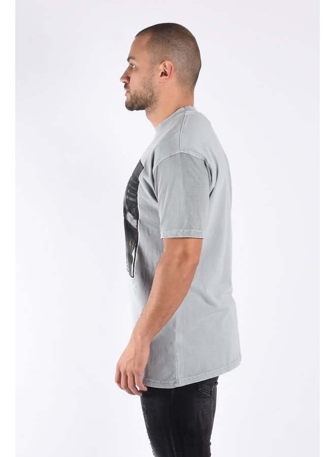 Premium Oversize T-shirt “Trust Nobody” Grey