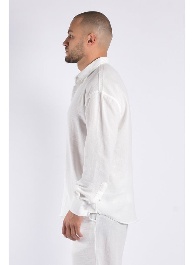 Linnen Shirt “Ciro”  White