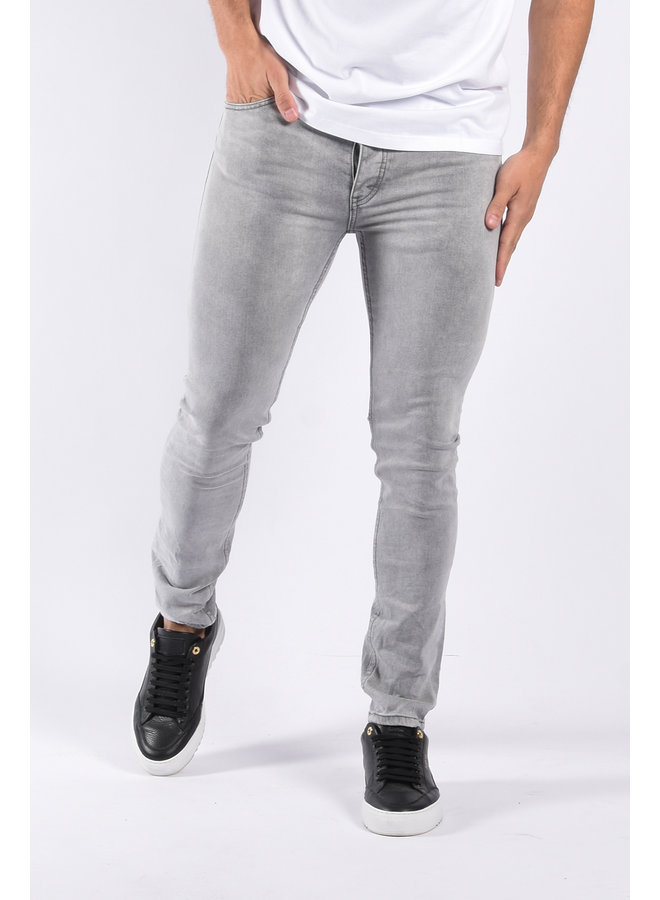 Skinny Fit Stretch Jeans “Enzo” Basic Grey