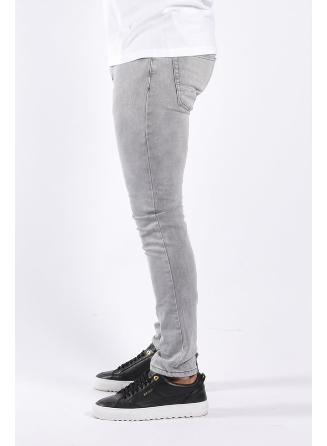 Skinny Fit Stretch Jeans “Enzo” Basic Grey