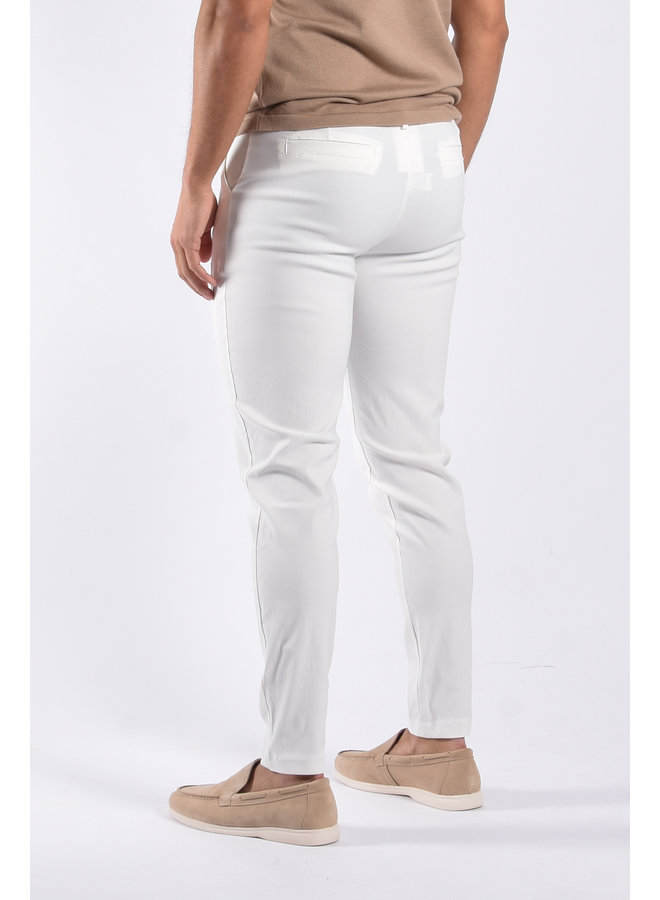 Stretch Pantalon White