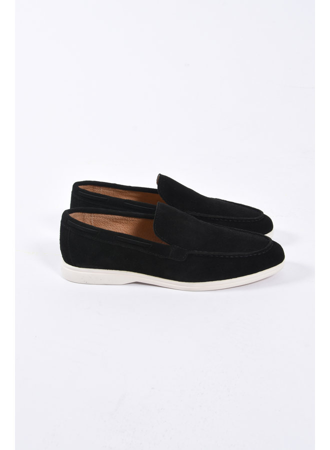 Premium Loafers “Santino” Black Suede