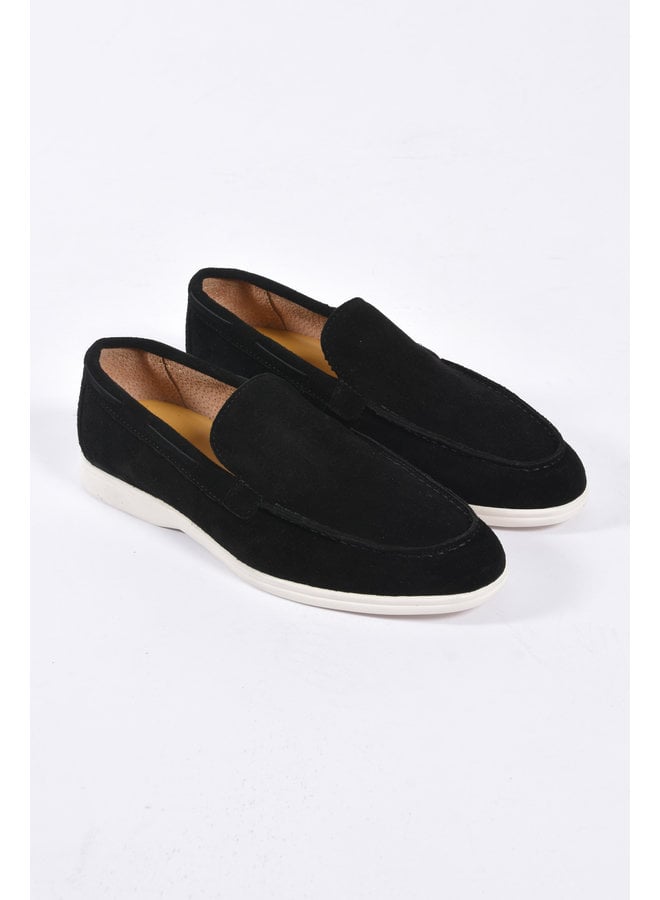 Premium Loafers “Santino” Black Suede