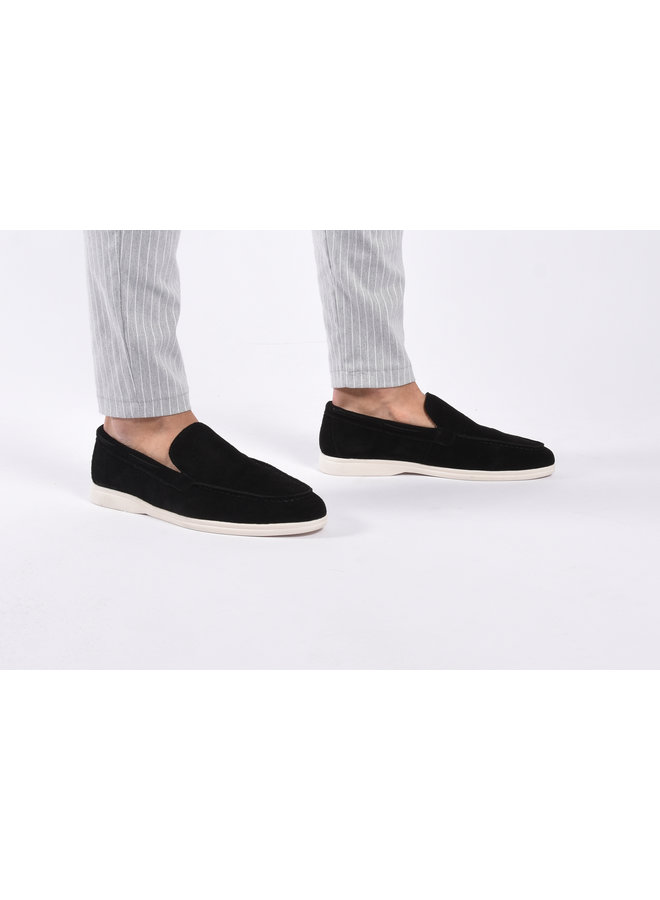 Premium Loafers “Santino” Black Suede