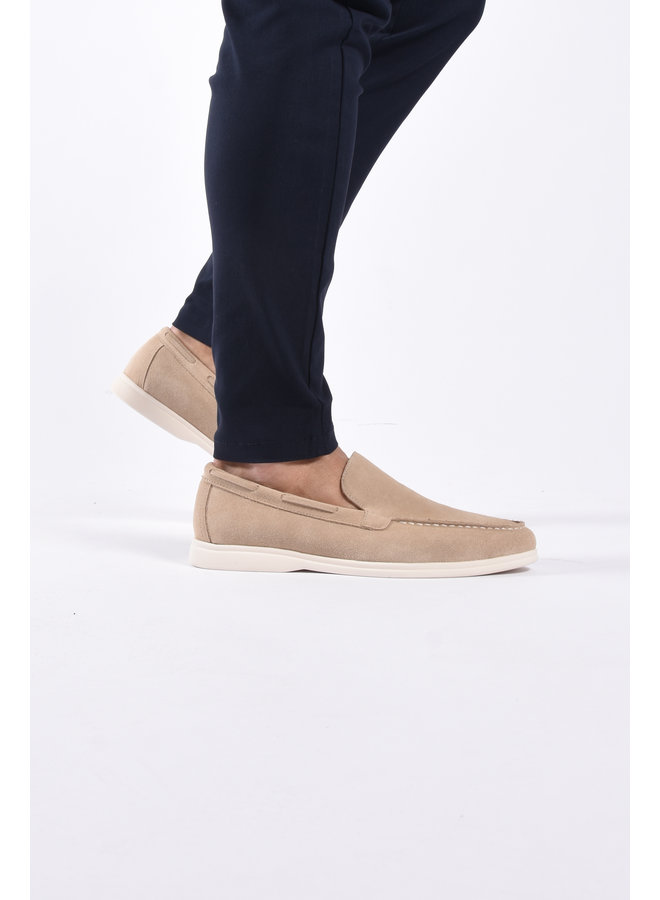 Premium Loafers “Santino” Beige Suede