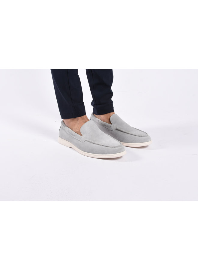 Premium Loafers “Santino” Light Grey Suede