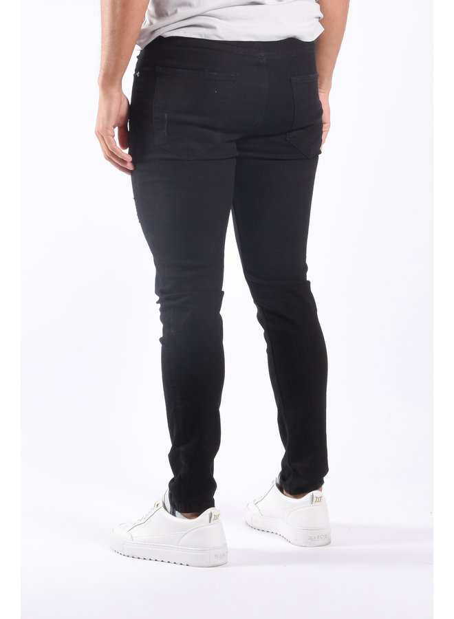 Slim Fit Stretch Jeans “Danilo” Black