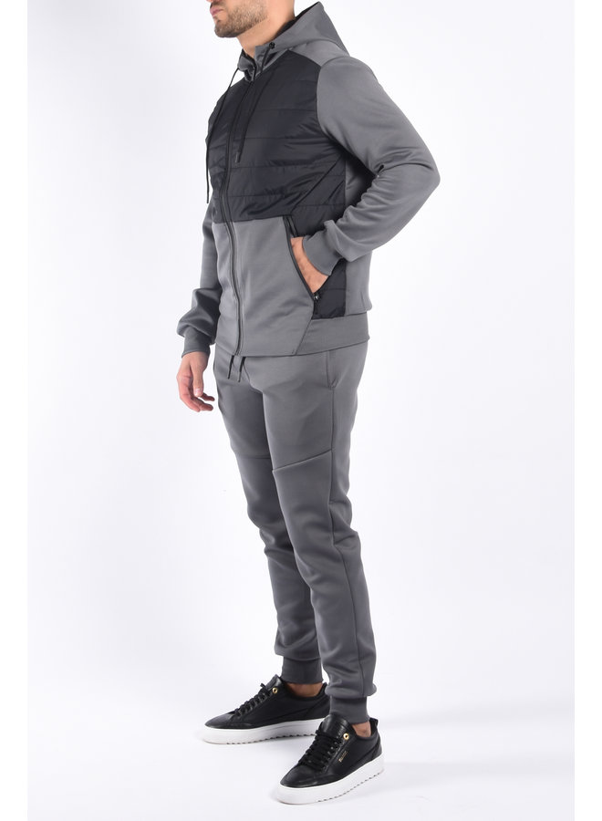 Tracksuit “Elvin” Grey / Black