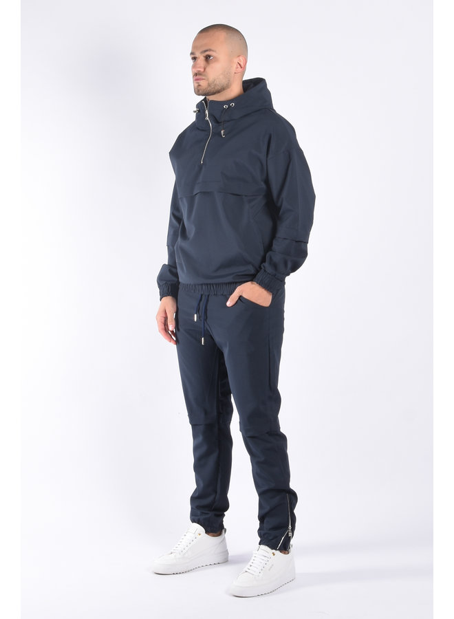 Tracksuit Half Zipped “Tayfun” Navy Blue