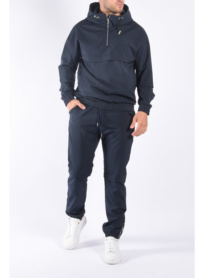 Tracksuit Half Zipped “Tayfun” Navy Blue