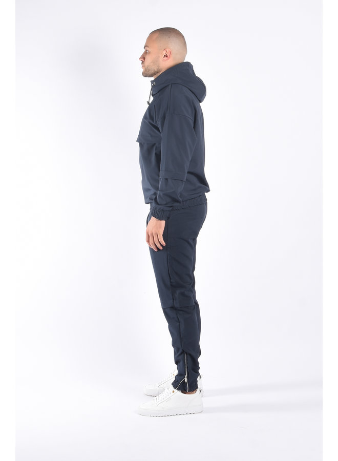 Tracksuit Half Zipped “Tayfun” Navy Blue