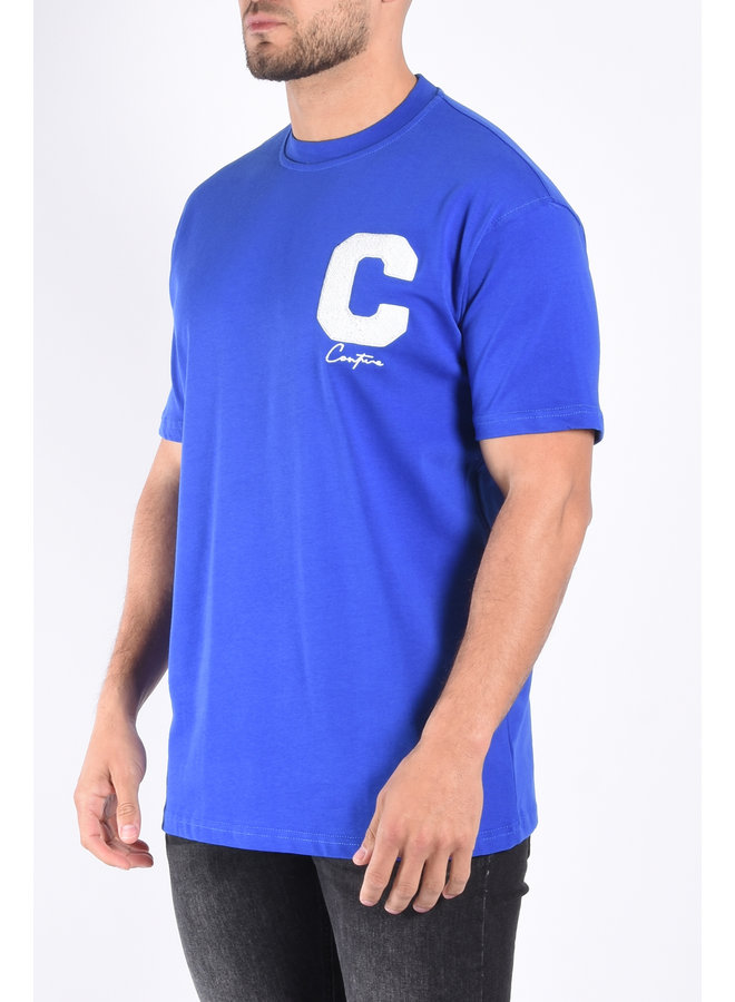 T-shirt Oversize Couture “Cody” Royal Blue