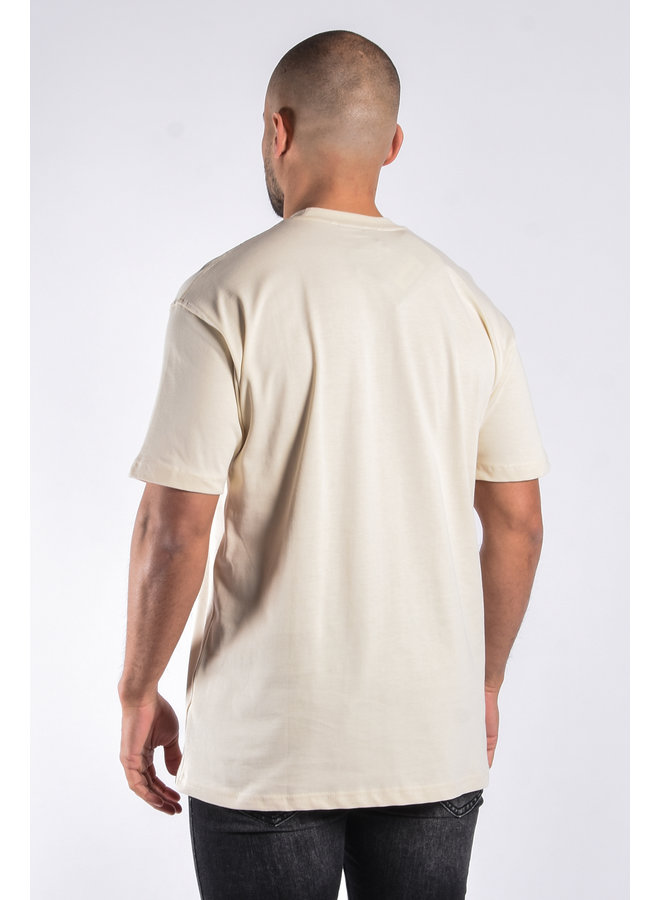 T-shirt Oversize Couture “Cody” Beige