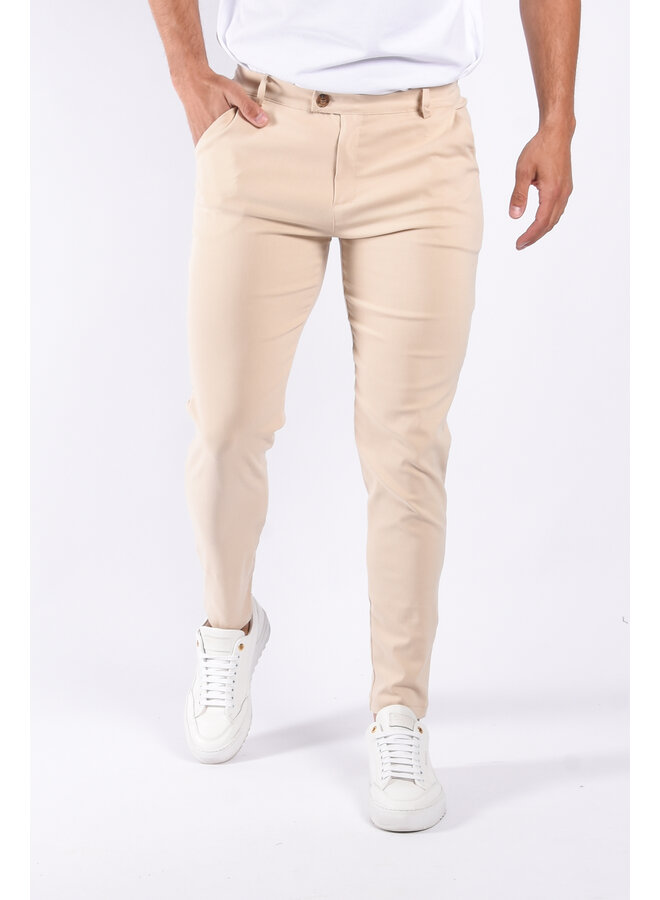 Super stretch pantalon “catania” beige