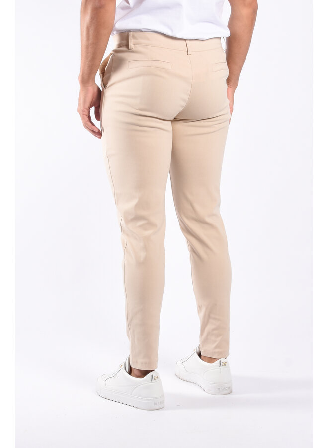 Super stretch pantalon “catania” beige