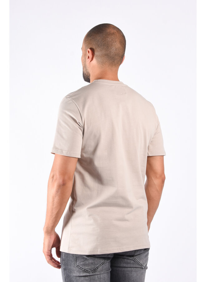 Bear With Me Premium Loose Fit T-shirt “Bior Bodywarmer” Stone Beige