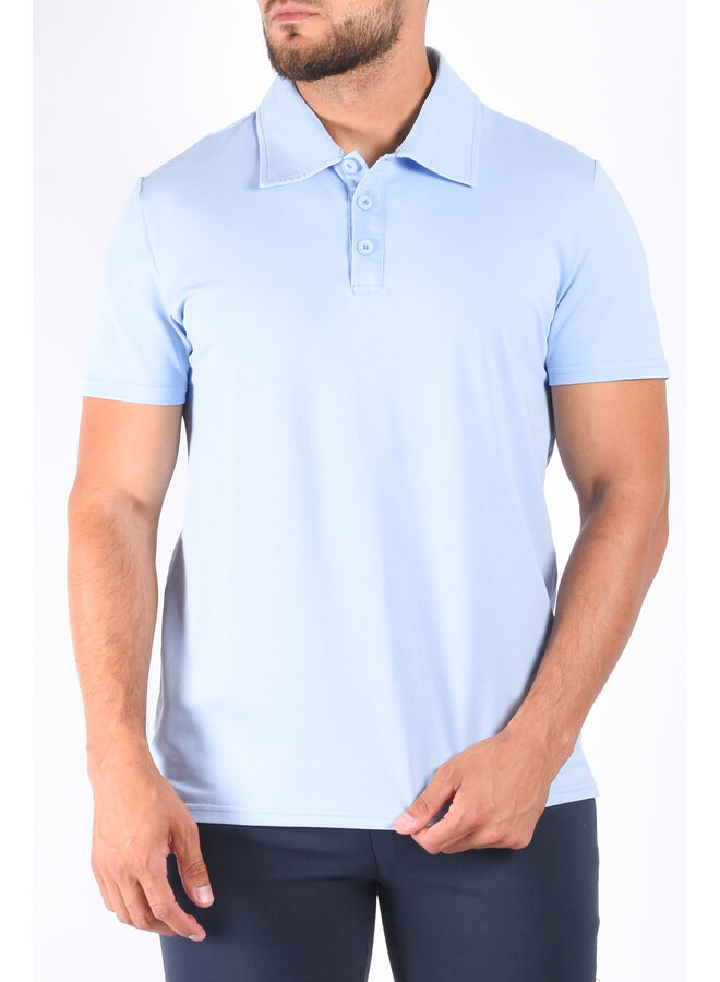 Premium Polo “Jay” Baby Blue