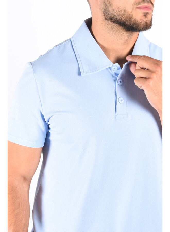 Premium Polo “Jay” Baby Blue