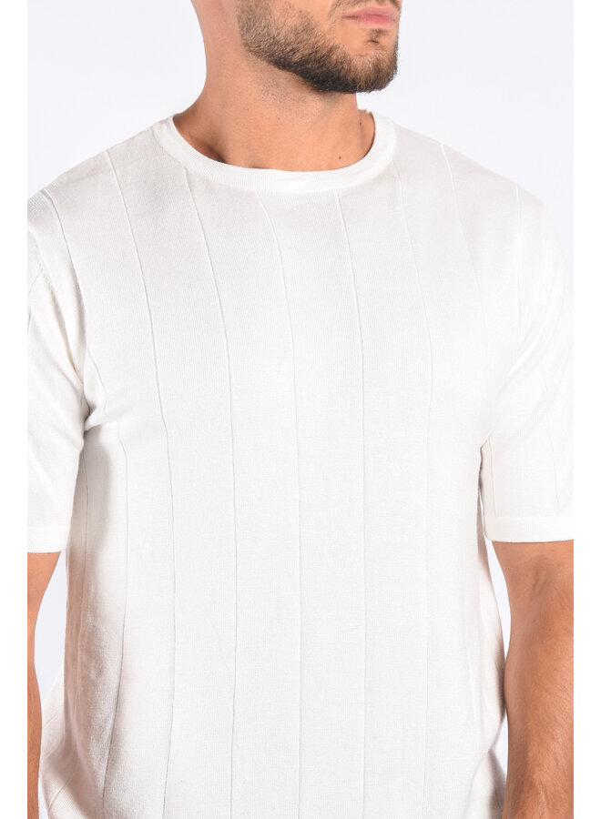 Premium Detailed T-shirt “Enzo” White