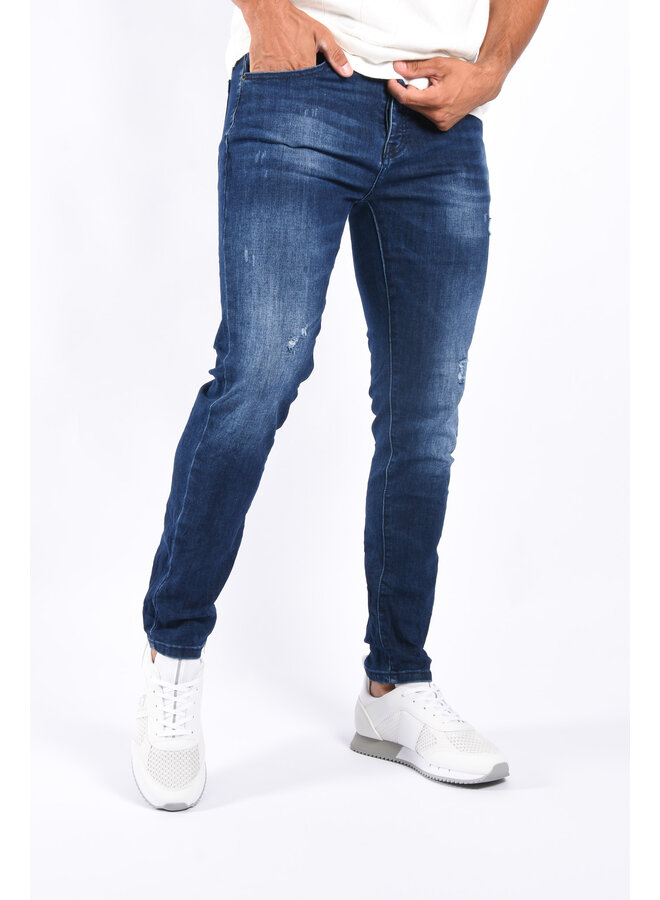 Slim Fit Stretch Jeans “Milo”  Dark Blue