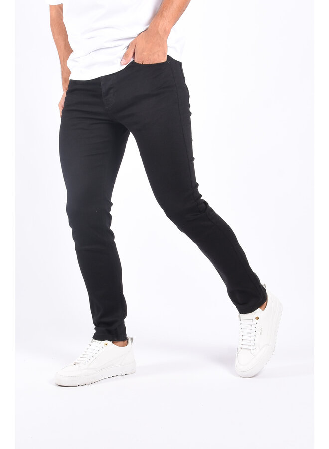 Slim Fit Stretch Jeans “Vic” Basic Black