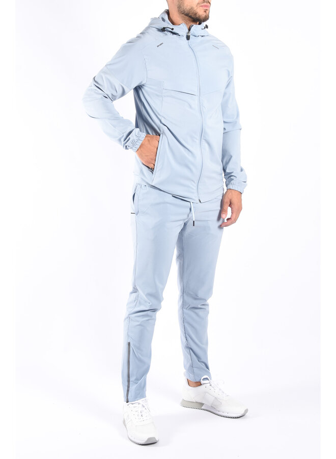 Premium Stretch Tracksuit “Jayce” Sky Blue