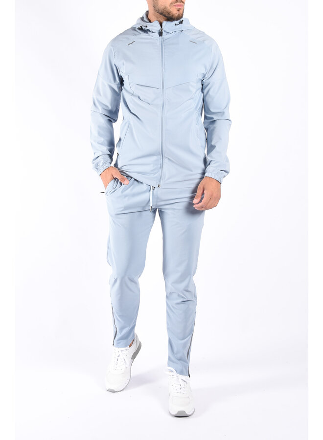 Premium Stretch Tracksuit “Jayce” Sky Blue