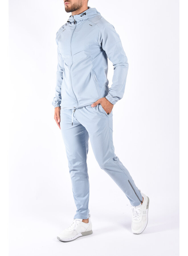 Premium Stretch Tracksuit “Jayce” Sky Blue