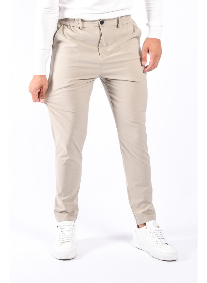 Stretch Trousers “Rocco” Beige