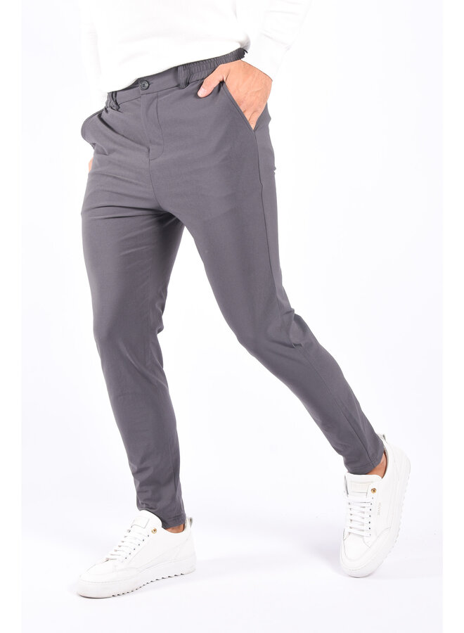 Stretch Trousers “Rocco” Charcoal