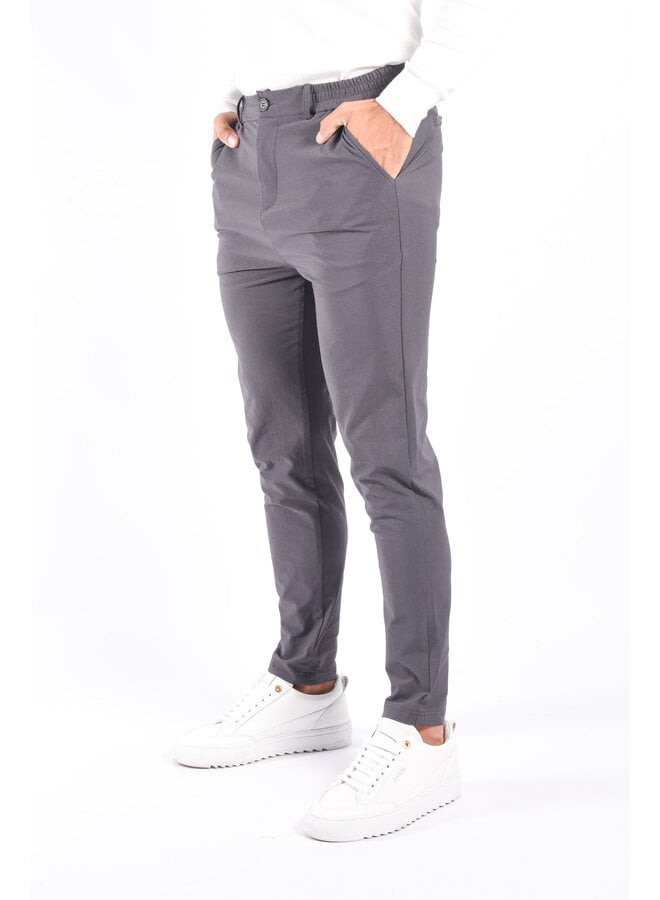 Stretch Trousers “Rocco” Charcoal